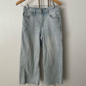Oat New York Light Wash Cropped Jeans